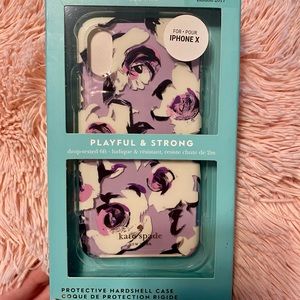 Kate Spade Phone Case for IPhone X 💜🌸